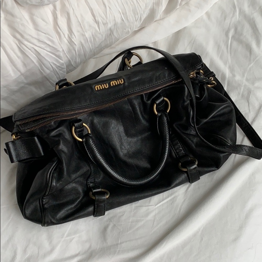 Miu Miu Vitelli bow bag